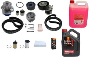 Rozrząd Filtry Olej VW Jetta 2.0 TDI CR CBDA CBDB CEGA VKMC01263-1