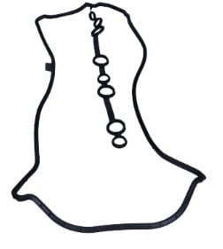 USZCZELKA POK. ZAW. RENAULT 1.2TCE 13- 71-10887-00