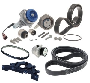 Rozrząd pompa wody VW Golf VI Cabrio 2.0 TDI CUUA CUUB VKMC11001 KIT