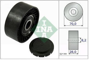 Rolka prowadząca pasek wieloklinowy A6 2.0 TDI 16v CAGB CAHB 532 0468 10